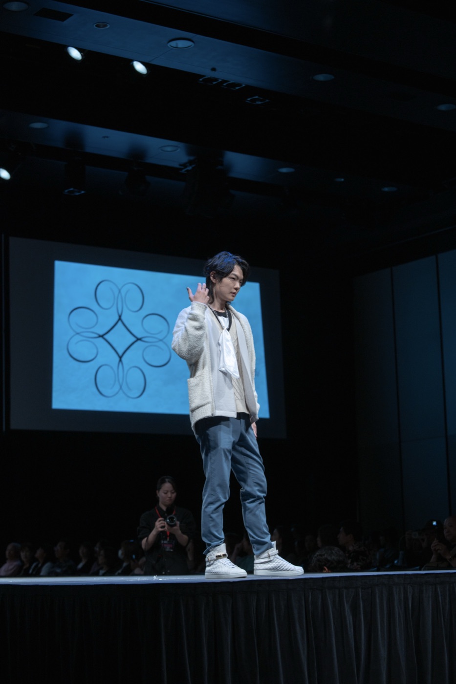 ランウェイ出演の様子